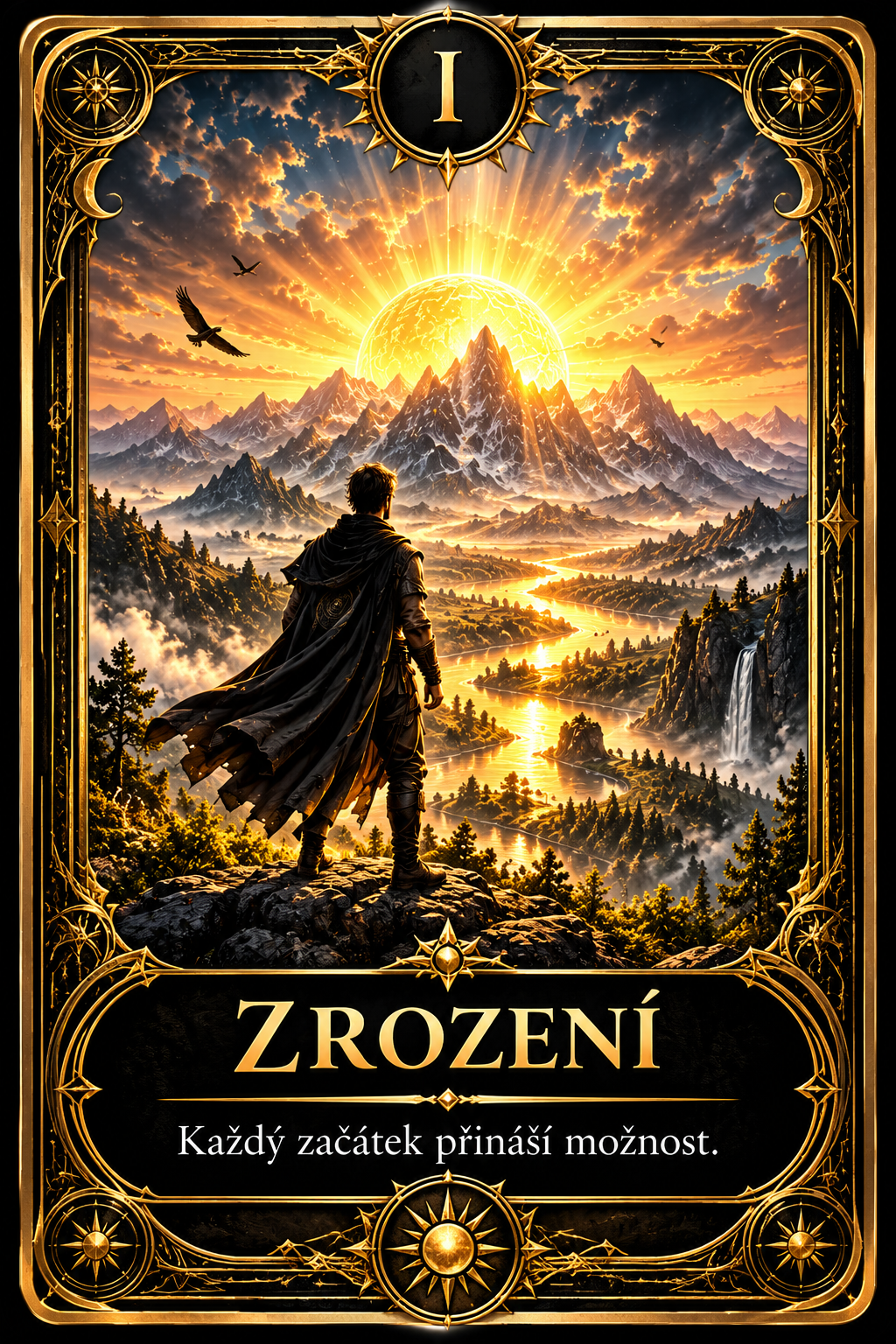 I – ZROZENÍ, výkladová karta HSCP